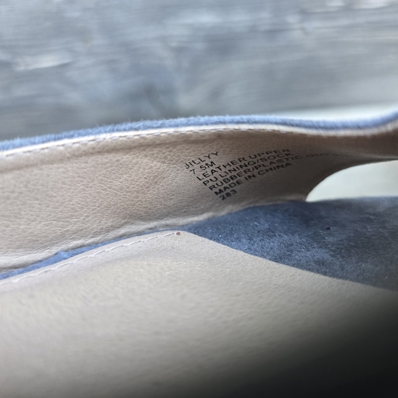 Steve Madden NEW!! Jillyy Gray Suede, Platform, Peep Toe Heels. WMS 7.5M - Picture 12 of 15